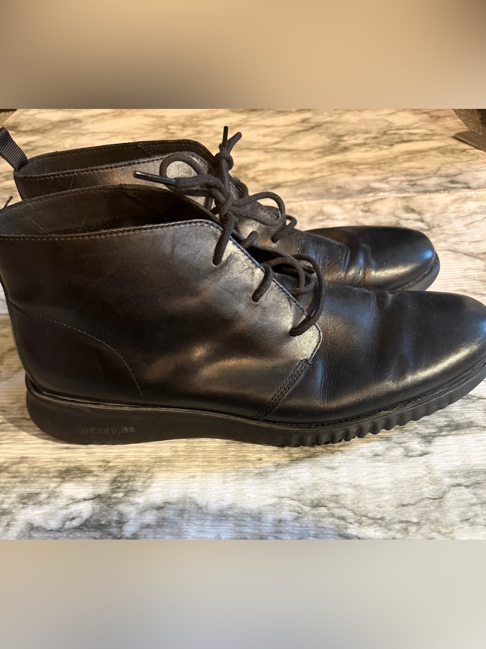 Cole Haan Men's 2.Zerogrand Chukka Boots black size 13